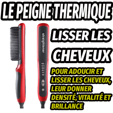 Brosse Lissante Chauffante Haut de Gamme seulement à 1900 CFA - jamaale