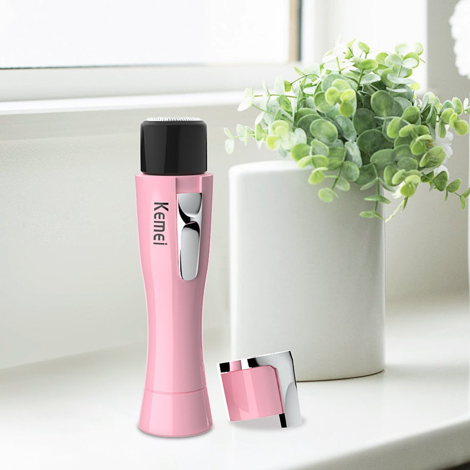 Épilateur électrique indolore pour femmes épilation faciale pour les lèvres des joues menton et cou aisselle Bikini cheveux corps épilateur tondeuse - jamaale