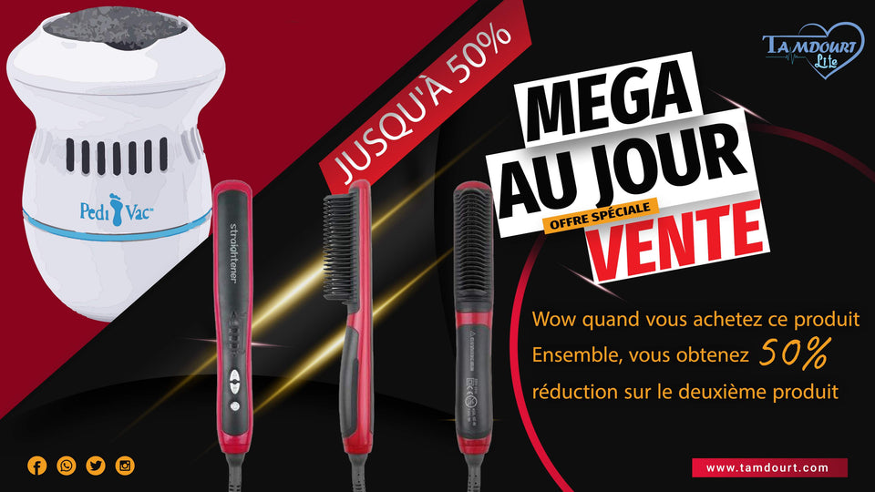 Brosse Lissante Chauffante Haut de Gamme seulement à 1900 CFA - jamaale